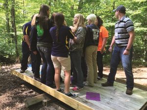 Indiana FFA members participating in the Leadership Center Challenge Cou...1