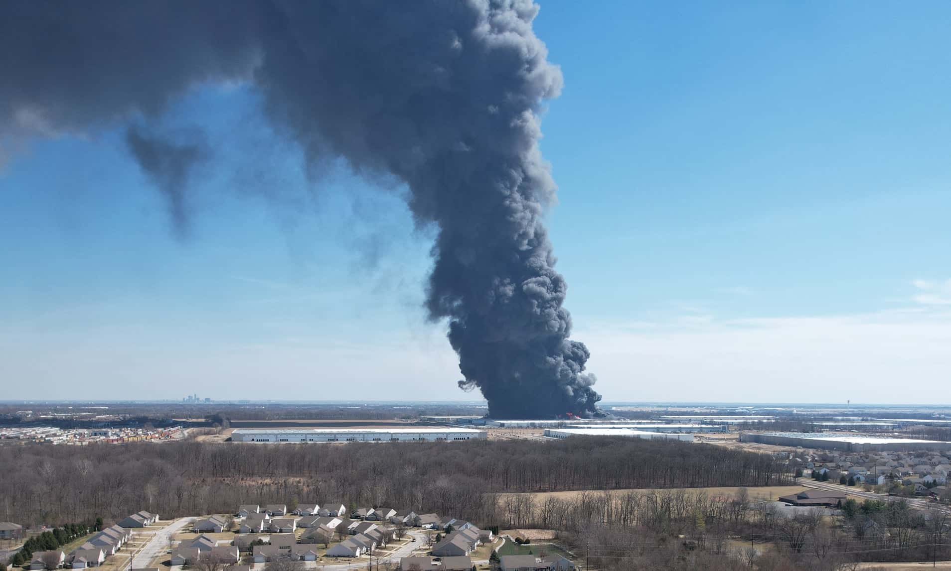 Five Alarm Fire Blazes Through Walmart Distribution Center in ...